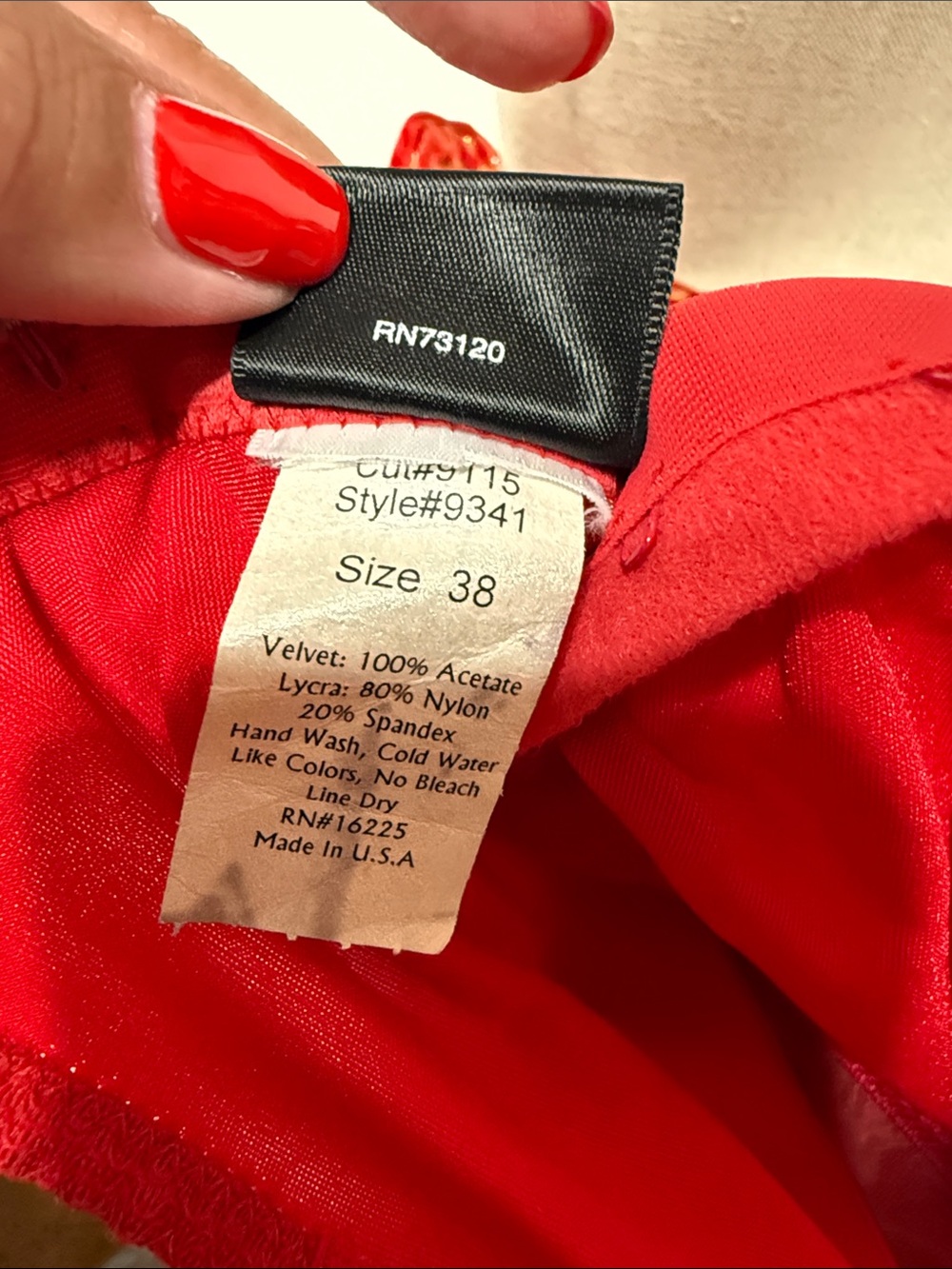 Frederick's of Hollywood Red Bustier with Gold and Silver Hearts - Picture 17 of 17